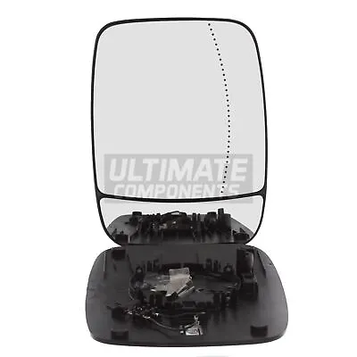 Wing Mirror Glass Renault Trafic Mk4 Van 8/2014-> Aspherical Heated Drivers Side • $14.87